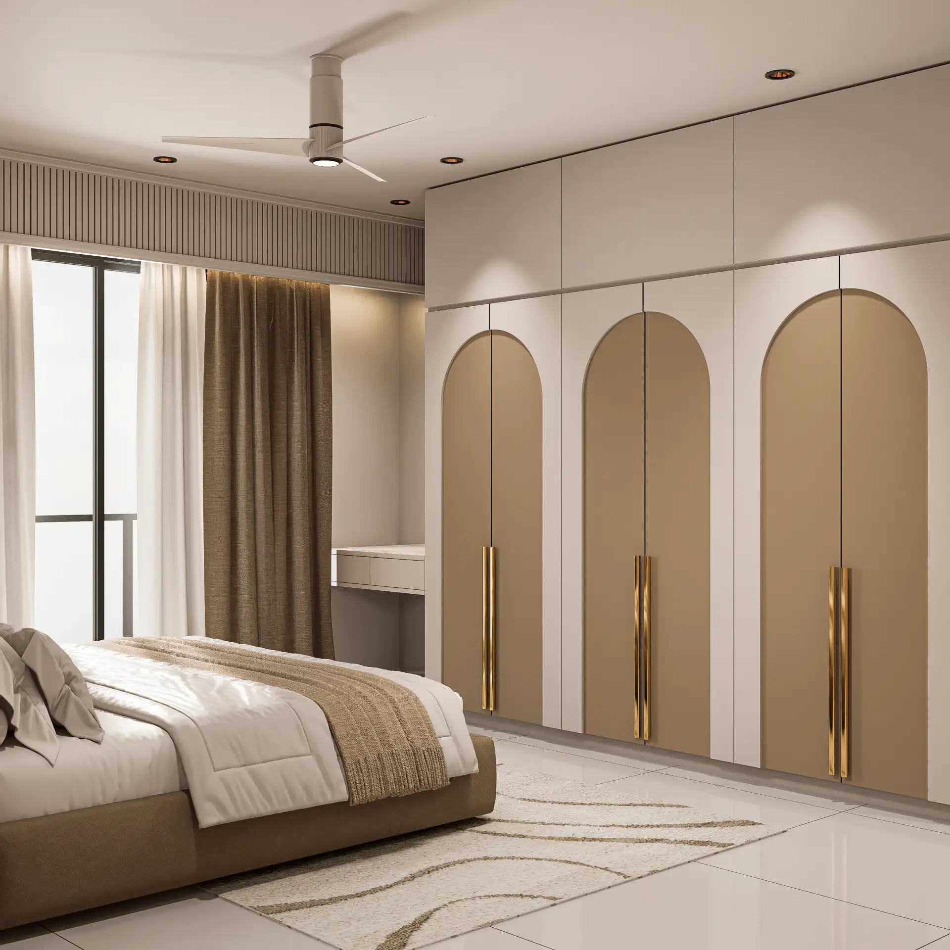Golden Heights – Master bedroom view 05